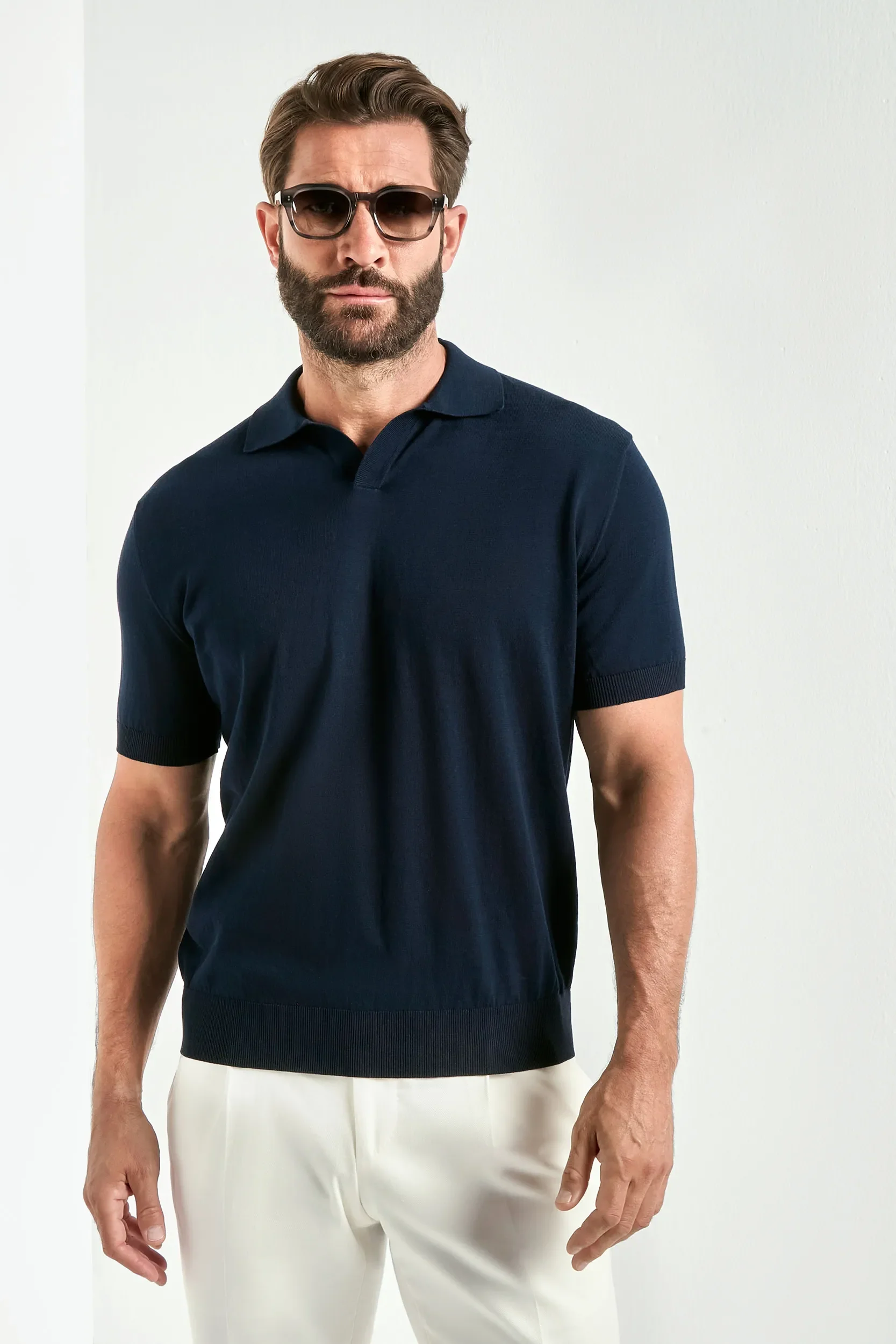 Blue polo - Made in Italy
